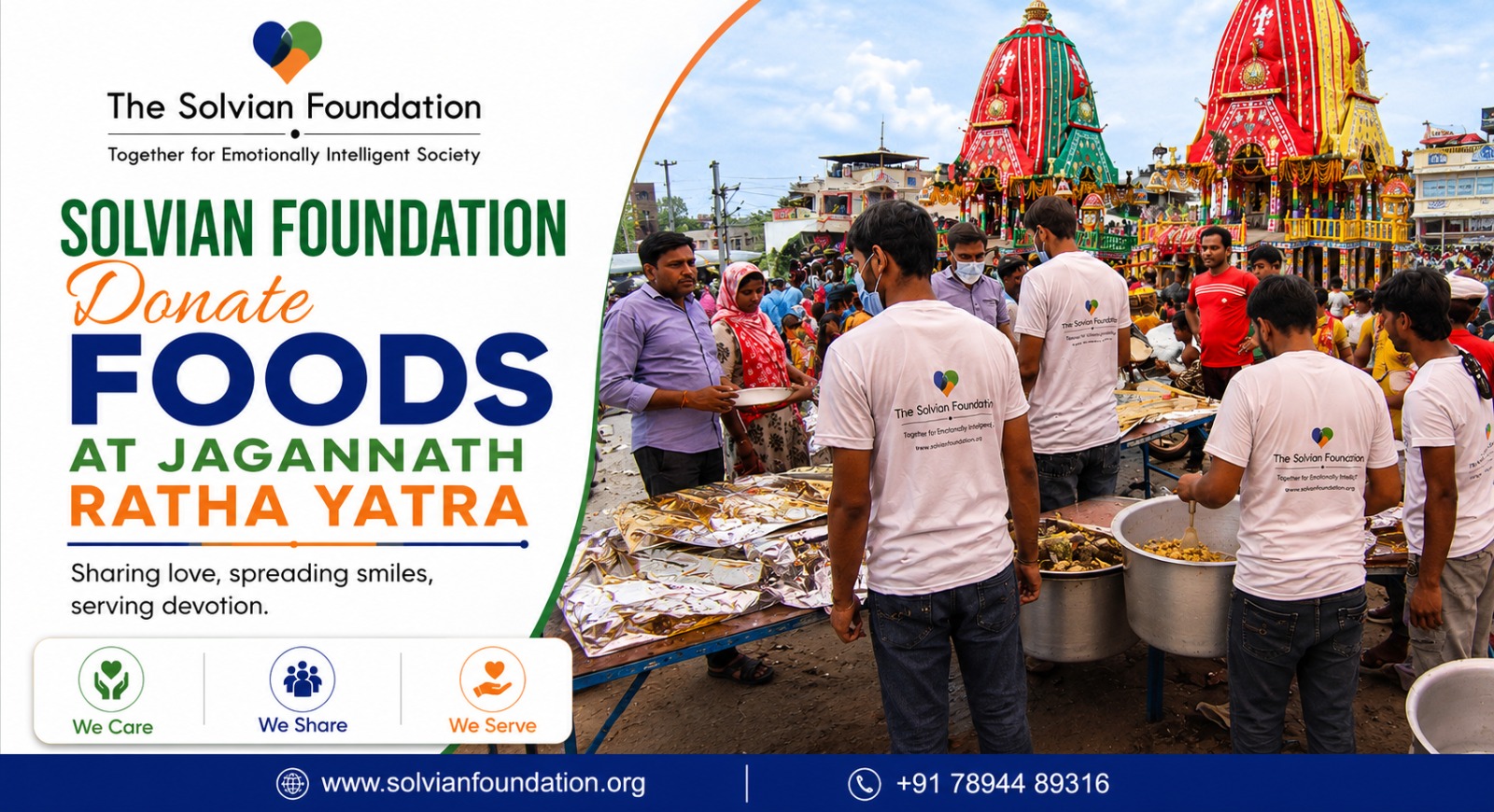Feed the Devotees at Jagannath Ratha Yatra